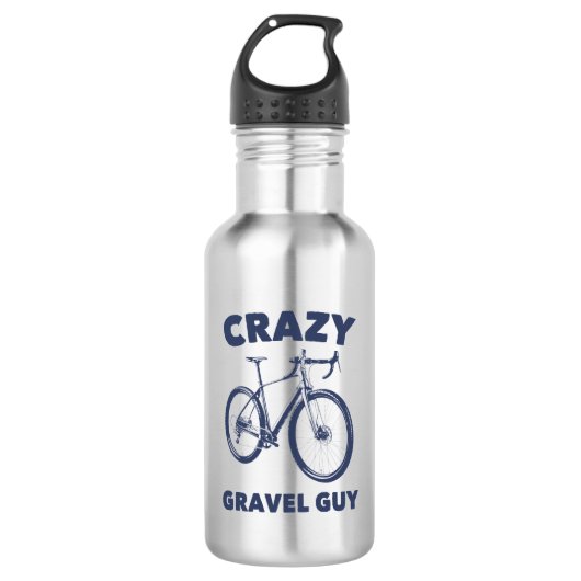 Crazy Gravel Guy Cycling Waterfles (Voorkant)