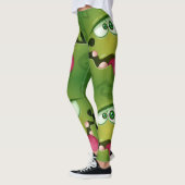Crazy Green Monster Face Leggings (Links)