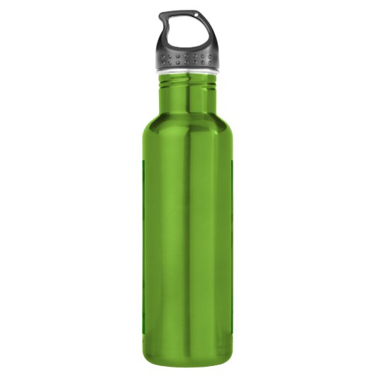 Crazy Green Monster Face Waterfles (Achterkant)