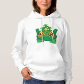 Crazy Green Monster Hoodie (Voorkant)