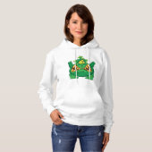 Crazy Green Monster Hoodie (Voorkant volledig)