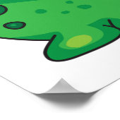 Crazy Green Monster Poster (Hoek)