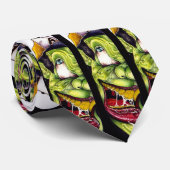 Crazy Green Stropdas (Opgerold)