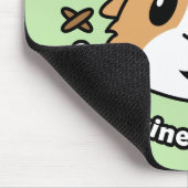 Crazy Guinee Pig Woman Mousemat Muismat (Hoek)