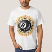 Crazy guy Eightball T-shirt (Voorkant)