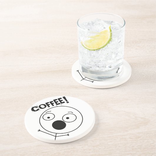 Crazy Guy Onderzetter (Zijkant)