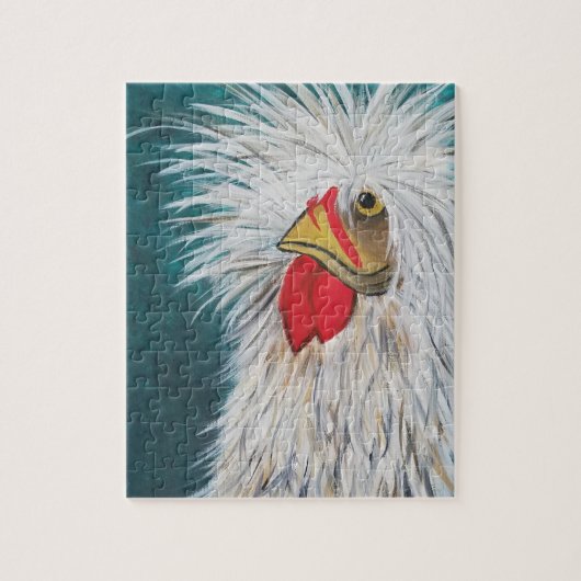 Crazy Hair Chicken Legpuzzel (Verticaal)