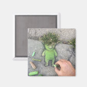 Crazy Hair Day Magneet (Voorkant / Achterkant)