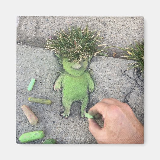 Crazy Hair Day Magneet (Voorkant)