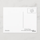 Crazy Hair Monkey te veel koffie Briefkaart (Achterkant)