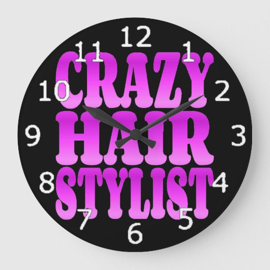 Crazy Hair Stylist Grote Klok (Voorkant)