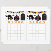Crazy halloween bingo (Voorkant / Achterkant)