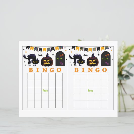 Crazy halloween bingo (Staand voorkant)