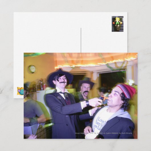 Crazy Halloween... Briefkaart (Voorkant / Achterkant)