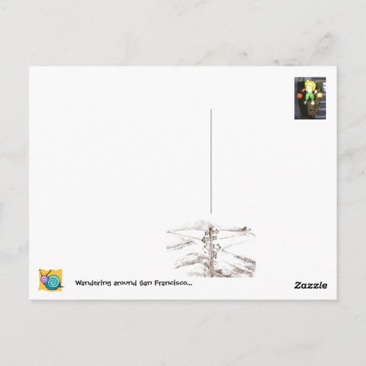 Crazy Halloween... Briefkaart (Achterkant)