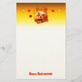 Crazy Halloween Pumpkin Briefpapier (Voorkant)