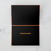 Crazy Halloween Pumpkins (foto lijst) Kaart (Binnen)