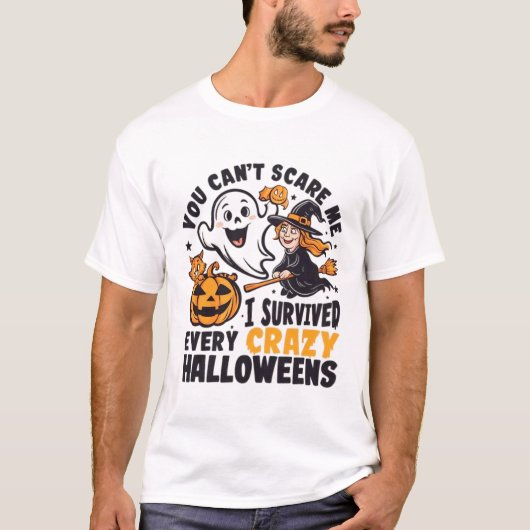 Crazy Halloween T-shirt (Voorkant)