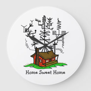 Crazy Ham Radio Antenne Clock door Brownielocks Grote Klok