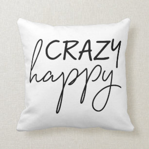 Crazy Happy Pillow Kussen