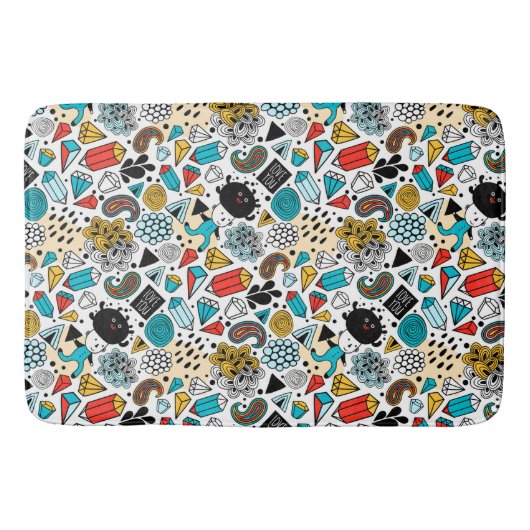 Crazy head badmat (Voorkant)