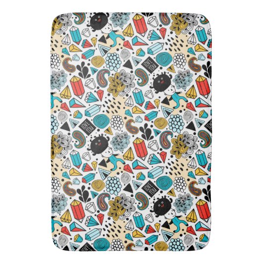 Crazy head badmat (Voorkant Verticaal)