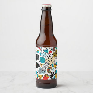 Crazy head bier etiket