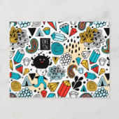 Crazy head briefkaart (Voorkant)