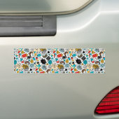 Crazy head bumpersticker (Op auto)