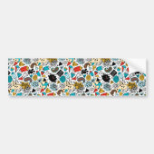 Crazy head bumpersticker (Voorkant)