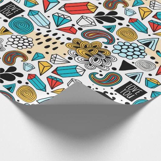 Crazy head cadeaupapier (Hoek)