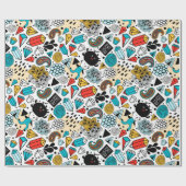 Crazy head cadeaupapier (Vlak)