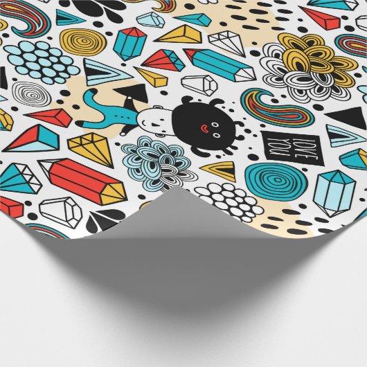 Crazy head cadeaupapier (Hoek)