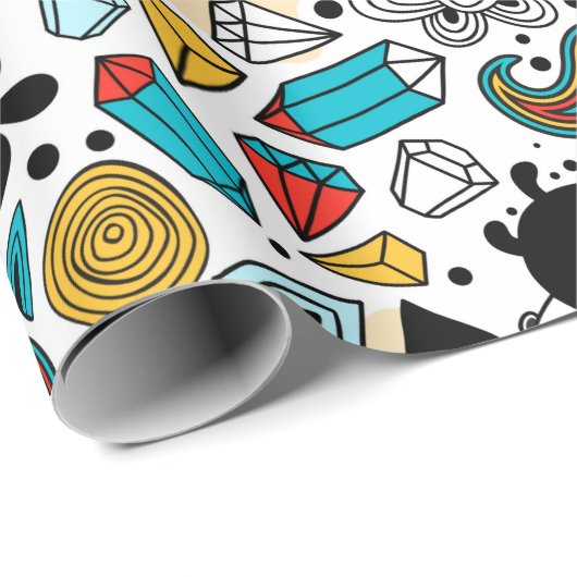 Crazy head cadeaupapier (Rol Hoek)