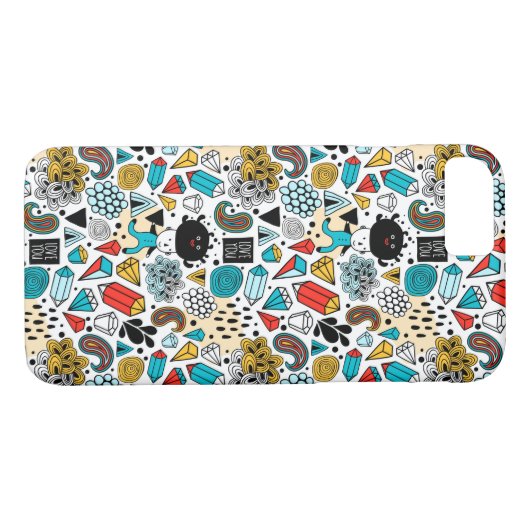 Crazy head Case-Mate iPhone case (Achterkant (Horizontaal))