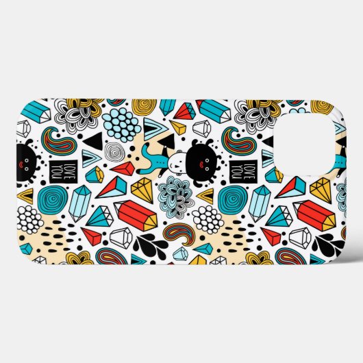 Crazy head Case-Mate iPhone case (Achterkant (horizontaal))