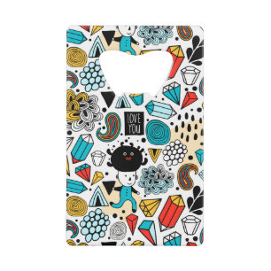 Crazy head creditkaart flessenopener