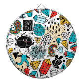 Crazy head dartbord (Voorkant)