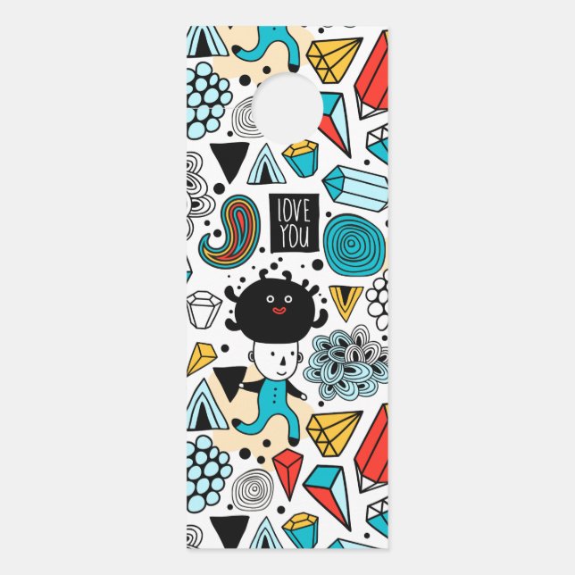 Crazy head deurhanger (Voorkant)