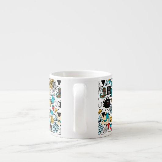 Crazy head espresso kop (Achterkant)