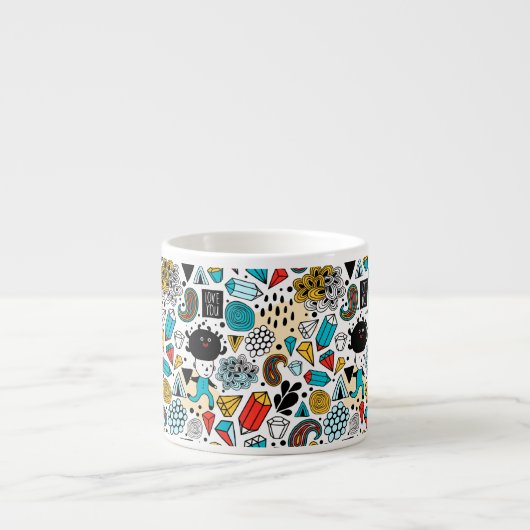 Crazy head espresso kop (Voorkant)