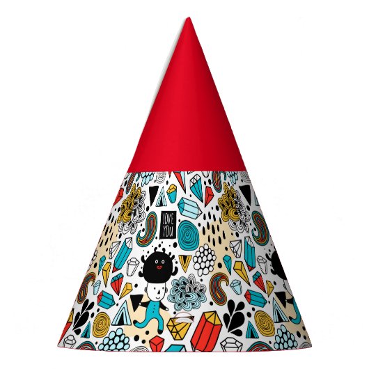 Crazy head feesthoedjes (Links)