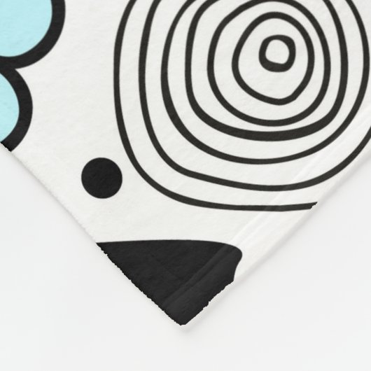 Crazy head fleece deken (Hoek)