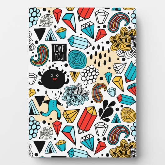 Crazy head fotoplaat (voorkant)