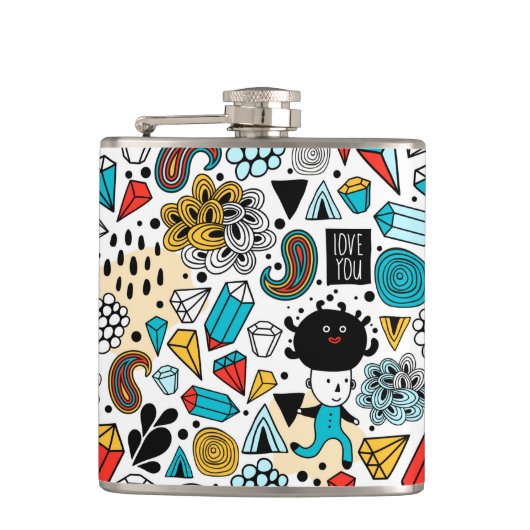 Crazy head heupfles (Voorkant)