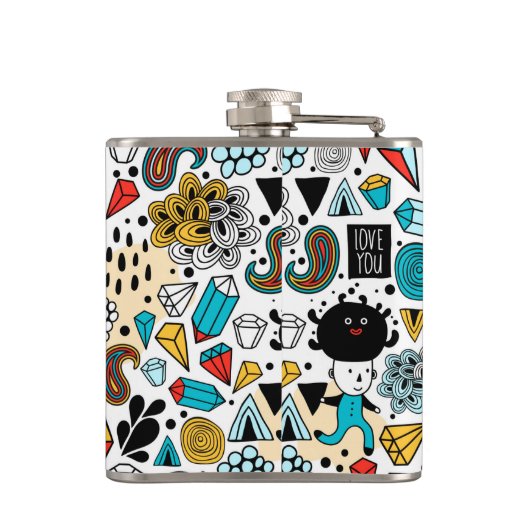 Crazy head heupfles (Achterkant)