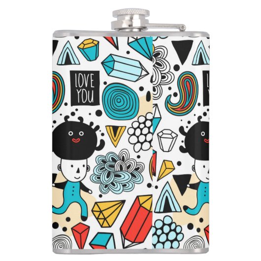 Crazy head heupfles (Achterkant)