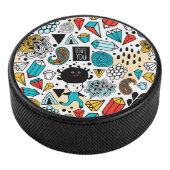 Crazy head hockey puck (3/4)