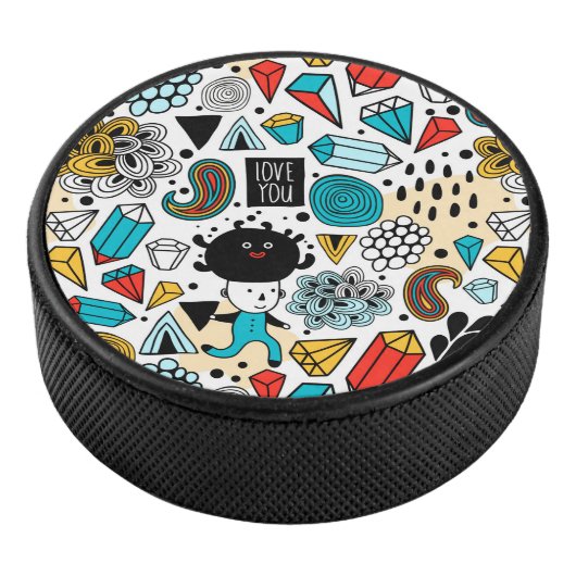 Crazy head hockey puck (3/4)