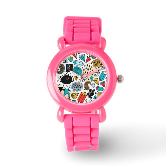 Crazy head horloge (Voorkant)